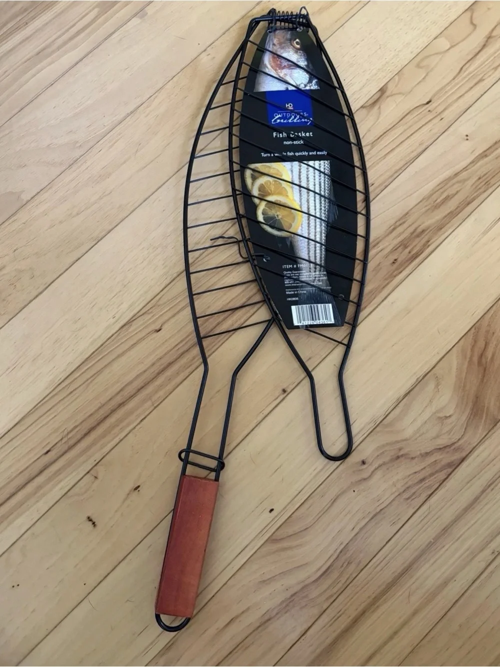 NWT Fish Basket Fish Cooker Stainless Steel